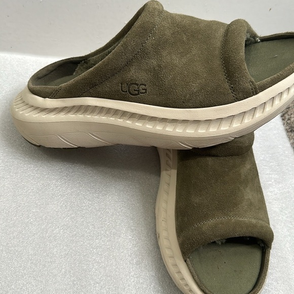 Ugg burnt Olivia suede mens sandals size 7 - Picture 4 of 8